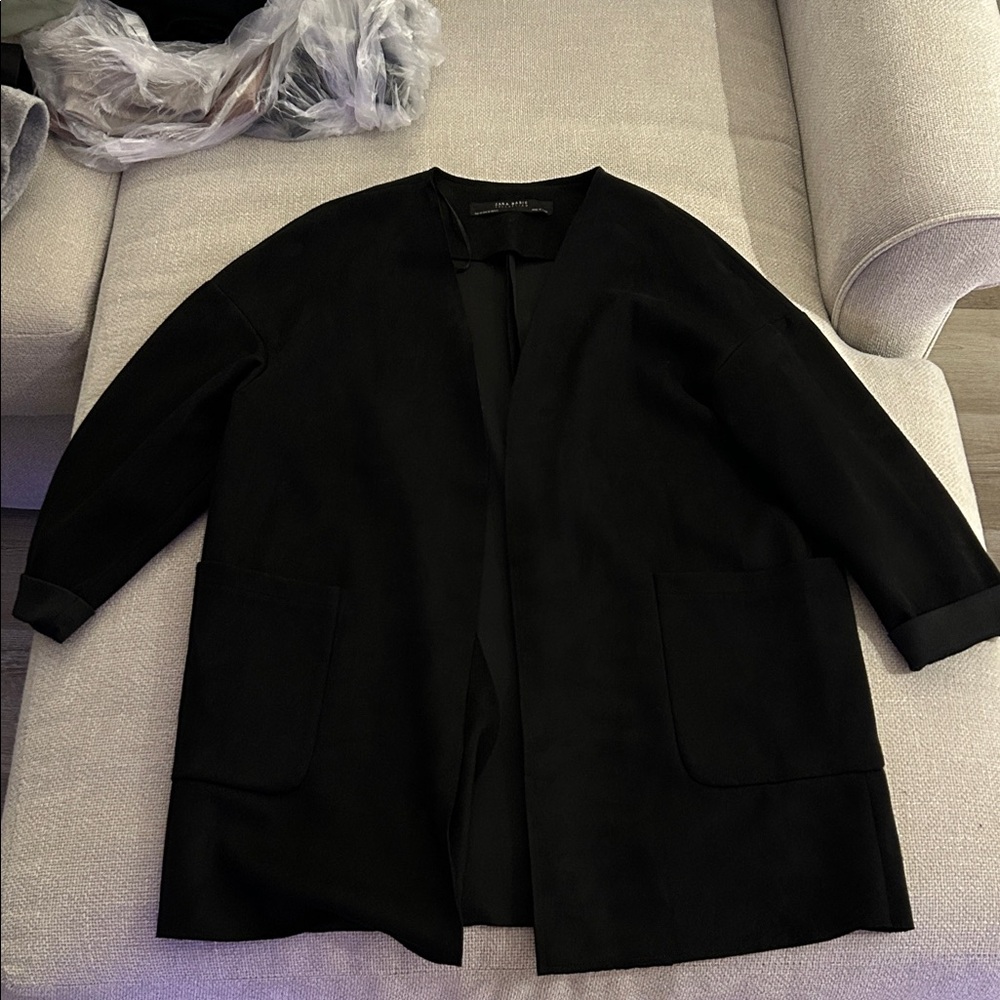 Zara Suede Jacket / Cardigan